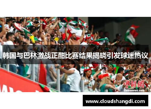 韩国与巴林激战正酣比赛结果揭晓引发球迷热议